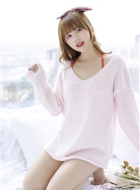 002. Zhang Siyun Nice - Internal purchase of watermark free pink sweater(10)